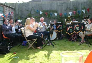 Informal group at a Christening