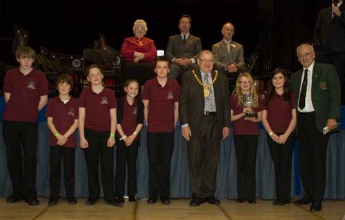 Gold Certificate for Lydbrook Training Band